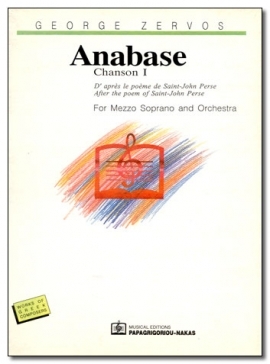 Anabase for mezzo-soprano and orchestra